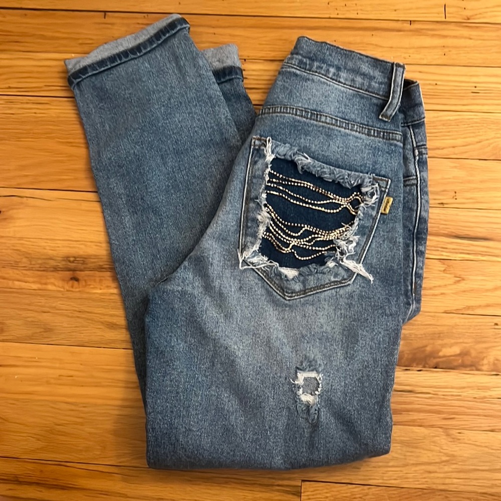 Vibrant Diamond pocket jeans